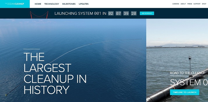 website ocean cleanup